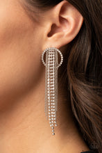 Load image into Gallery viewer, Paparazzi's Dazzle by Default - White post earrings (Life of the Party)

