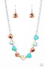 Load image into Gallery viewer, Paparazzi's Dreamy Drama - Orange Iridescent necklace
