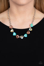Load image into Gallery viewer, Paparazzi's Dreamy Drama - Orange Iridescent necklace
