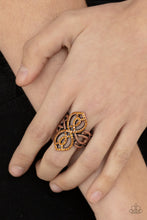 Load image into Gallery viewer, Paparazzi's Duchess Drama - Copper ring
