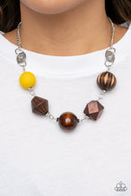Load image into Gallery viewer, Paparazzi's Eco Extravaganza - Yellow necklace
