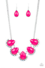 Load image into Gallery viewer, Paparazzi's Ethereal Exaggerations - Pink &amp; Iridescent necklace
