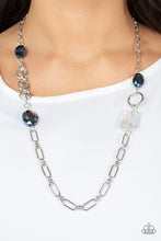 Load image into Gallery viewer, Paparazzi's Famous and Fabulous - Blue Iridescent necklace
