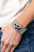 Load image into Gallery viewer, Paparazzi's Flickering Fortune - Purple &amp; Iridescent bracelet
