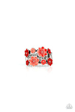 Load image into Gallery viewer, Paparazzi's Floral Crowns - Red ring
