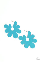 Load image into Gallery viewer, Paparazzi's Flower Power Fantasy - Blue post earrings
