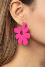 Load image into Gallery viewer, Paparazzi's Flower Power Fantasy - Pink earrings
