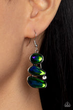 Load image into Gallery viewer, Paparazzi's Gem Galaxy - Green earrings
