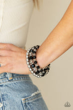Load image into Gallery viewer, Paparazzi's Gimme Gimme - Black bracelet
