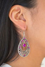 Load image into Gallery viewer, Paparazzi's Gotta Get That Glow - Pink earrings
