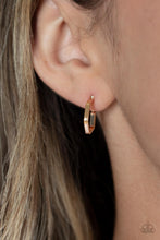 Load image into Gallery viewer, Paparazzi's Haute Hexagons - Gold Hoop earrings
