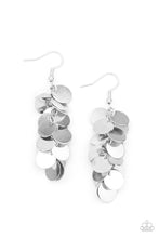 Load image into Gallery viewer, Paparazzi's Hear Me Shimmer - Silver earrings
