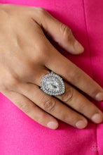 Load image into Gallery viewer, Paparazzi's Icy Indulgence - White ring (Life of the Party)
