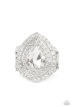 Load image into Gallery viewer, Paparazzi's Icy Indulgence - White ring (Life of the Party)
