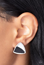 Load image into Gallery viewer, Paparazzi's Kaleidoscopic Collision - Black post earrings

