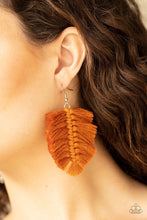Load image into Gallery viewer, Paparazzi's Knotted Native - Brown earrings
