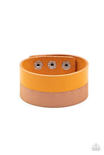 Load image into Gallery viewer, Paparazzi's Mountain Man to Mountain Man - Urban Yellow Men bracelet

