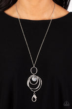Load image into Gallery viewer, Paparazzi's Mermaid Maestoso - Blue Iridescent necklace (lanyard)
