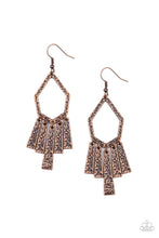 Load image into Gallery viewer, Paparazzi's Museum Find - Copper earrings
