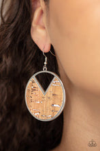Load image into Gallery viewer, Paparazzi's Nod to Nature - White hoop earrings
