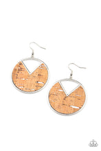 Load image into Gallery viewer, Paparazzi's Nod to Nature - White hoop earrings
