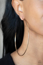 Load image into Gallery viewer, Paparazzi's Colossal Couture - Gold hoop earrings
