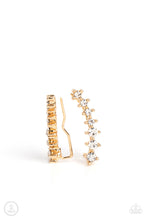 Load image into Gallery viewer, Paparazzi's Prismatic and Proper - Gold earrings (ear crawlers)

