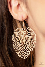 Load image into Gallery viewer, Paparazzi's Palm Palmistry - Gold earrings
