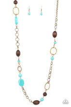 Load image into Gallery viewer, Paparazzi's Prairie Reserve - Brass necklace
