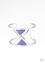 Load image into Gallery viewer, Paparazzi's Pyramid Palace - Blue Acrylic bracelet
