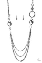Load image into Gallery viewer, Paparazzi's Rebels Have More Fun - Black necklace
