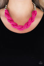 Load image into Gallery viewer, Paparazzi's Savannah Surfin- Pink Seed Beads necklace
