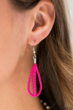 Load image into Gallery viewer, Paparazzi's Savannah Surfin- Pink Seed Beads necklace
