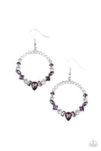 Load image into Gallery viewer, Paparazzi's Revolutionary Refinement - Purple hoop earrings
