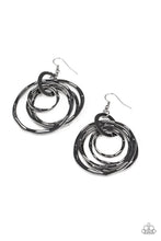 Load image into Gallery viewer, Paparazzi's Ringing Radiance - Black earrings
