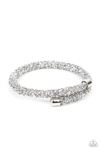 Load image into Gallery viewer, Paparazzi's Roll Out the Glitz - Silver bracelet
