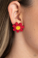 Load image into Gallery viewer, Paparazzi's Sensational Seeds - Red Seed Beads earrings
