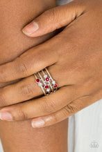 Load image into Gallery viewer, Paparazzi's Sparkle Showdown - Red ring
