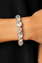 Load image into Gallery viewer, Paparazzi's Still GLOWING Strong - White bracelet (Life of the Party)
