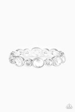 Load image into Gallery viewer, Paparazzi's Still GLOWING Strong - White bracelet (Life of the Party)
