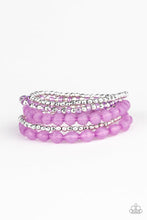Load image into Gallery viewer, Paparazzi's Sugary Sweet - Purple bracelet
