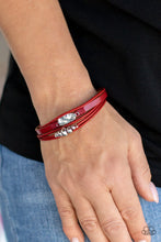 Load image into Gallery viewer, Paparazzi's Tahoe Tourist - Red Urban bracelet
