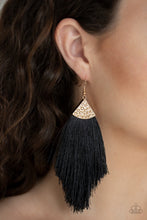 Load image into Gallery viewer, Paparazzi's Tassel Tempo - Gold earrings
