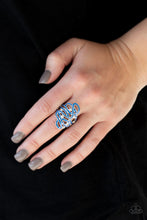 Load image into Gallery viewer, Paparazzi's The Run-Around - Blue ring
