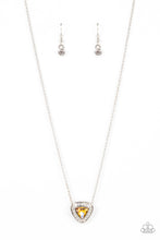 Load image into Gallery viewer, Paparazzi's The Whole Package - Yellow Iridescent necklace
