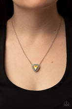 Load image into Gallery viewer, Paparazzi's The Whole Package - Yellow Iridescent necklace
