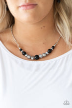 Load image into Gallery viewer, Paparazzi's The Big-Leaguer - Black necklace
