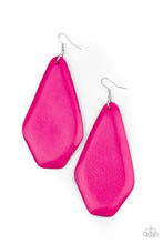 Load image into Gallery viewer, Paparazzi's Vacation Ready - Pink Wood earrings
