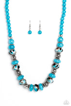 Load image into Gallery viewer, Paparazzi's Warped Whimsicality - Blue necklace
