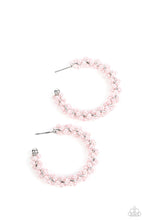 Load image into Gallery viewer, Paparazzi's Yacht Royale - Pink Hoop Pearl earrings
